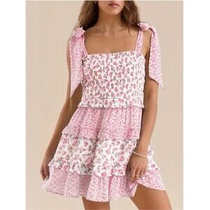 Floral Dress Small Milkmaid Spring Aesthetic Shabby Coquette